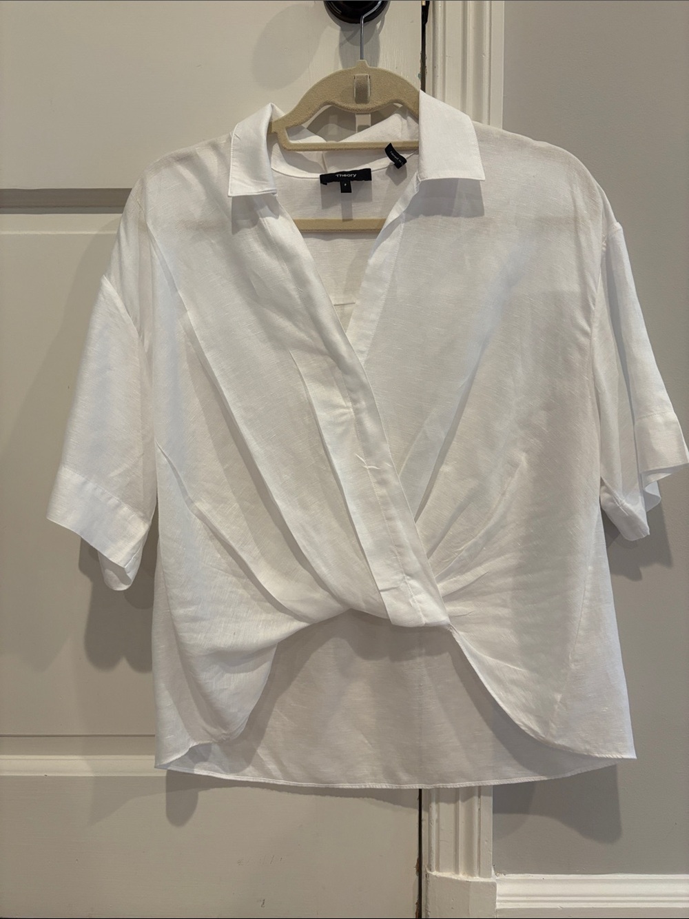 Theory linen blouse